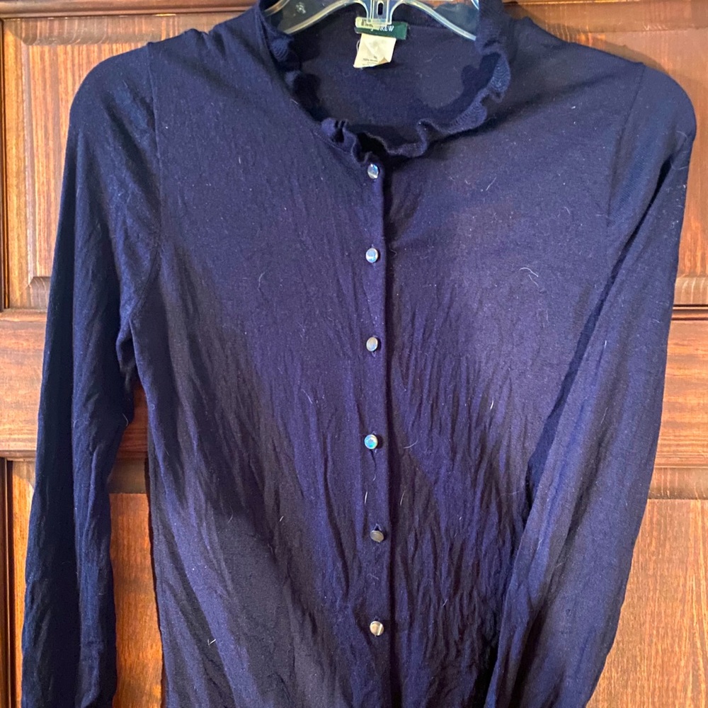 J. Crew Navy Cardigan